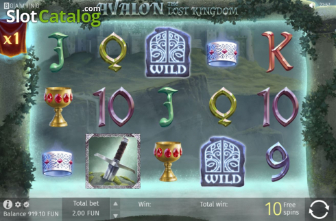 Скрин9. Avalon The Lost Kingdom слот