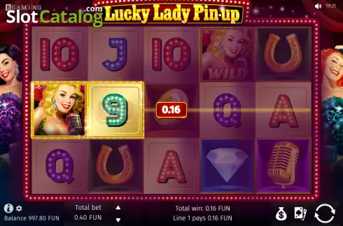 Скрин4. Lucky Lady Pin-Up слот