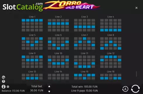 Скрин8. Zorro Wild Heart слот