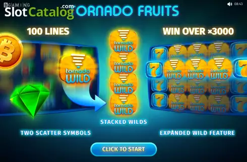 Скрин2. Tornado Fruits слот
