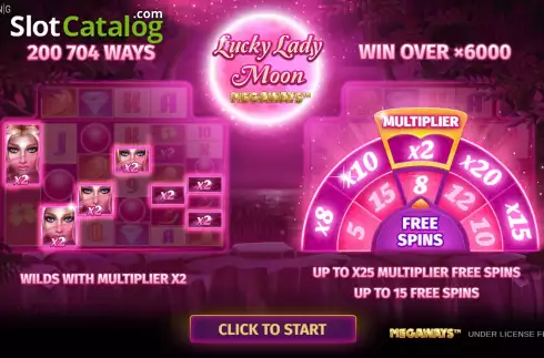 Скрин2. Lady Wolf Moon Megaways слот