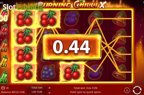 Скрин6. Burning Chilli X слот