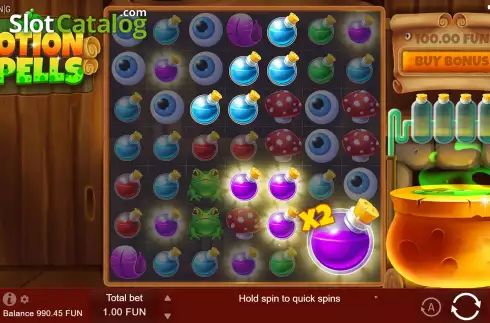 Скрин5. Potion Spells слот