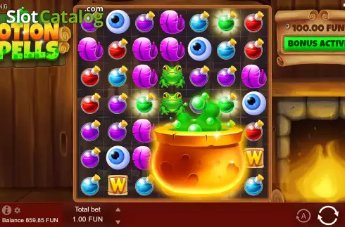 Скрин9. Potion Spells слот