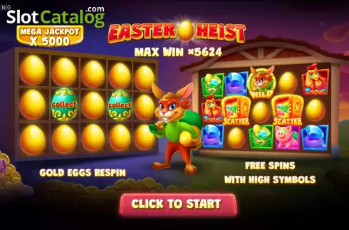Скрин2. Easter Heist слот