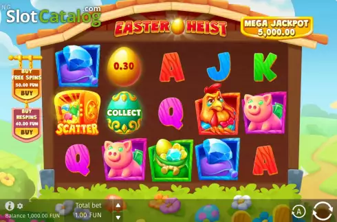 Скрин3. Easter Heist слот