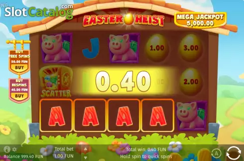 Скрин4. Easter Heist слот