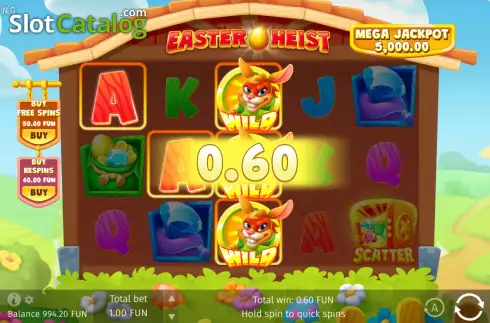 Скрин5. Easter Heist слот