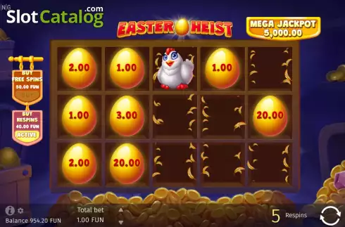Скрин8. Easter Heist слот
