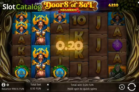 Скрин4. Doors of Sol слот