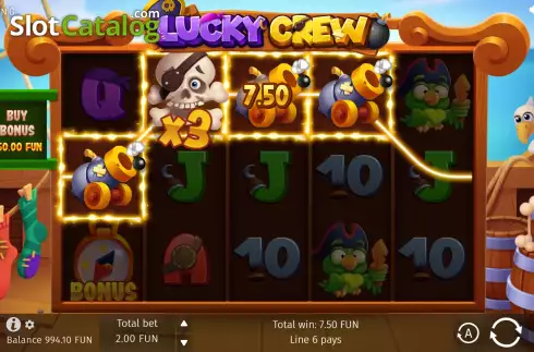 Скрин5. Lucky Crew слот