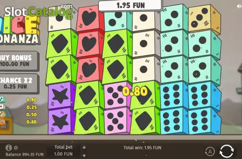 Скрин4. Dice Bonanza слот