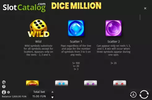 Скрин4. Dice Million слот