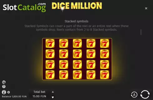 Скрин6. Dice Million слот