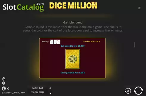 Скрин8. Dice Million слот