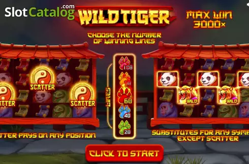 Скрин2. Wild Tiger (BGaming) слот