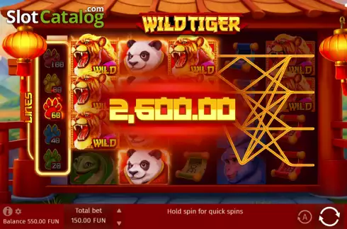 Скрин3. Wild Tiger (BGaming) слот