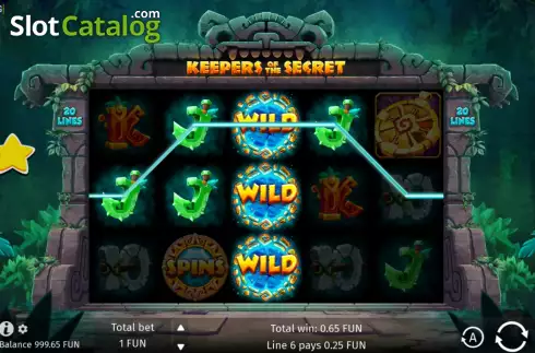 Скрин3. Keepers of the Secret слот