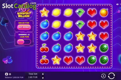 Скрин2. Winspirit Billion слот