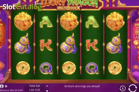 Скрин2. Lucky Dragon Multidice X слот