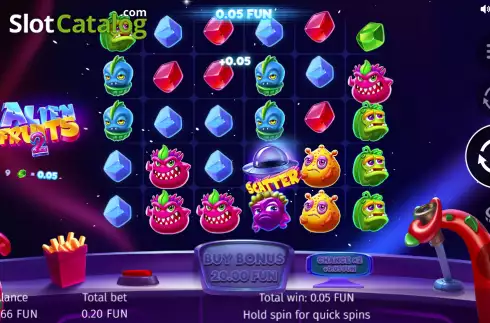 Скрин3. Alien Fruits 2 слот