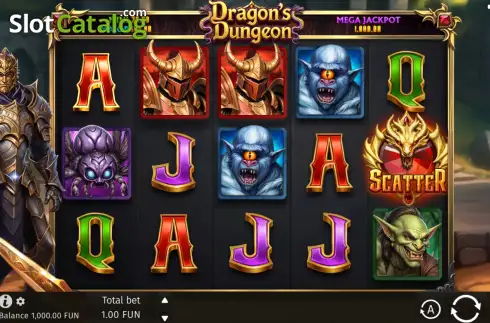 Скрин2. Dragon's Dungeon слот