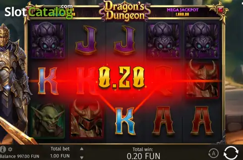 Скрин3. Dragon's Dungeon слот