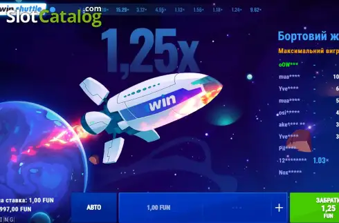 Скрин2. 1Win Shuttle слот