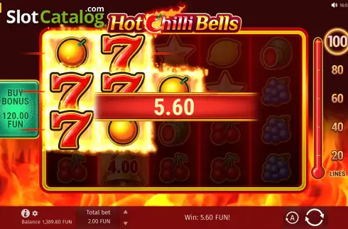 Скрин3. Hot Chilli Bells слот