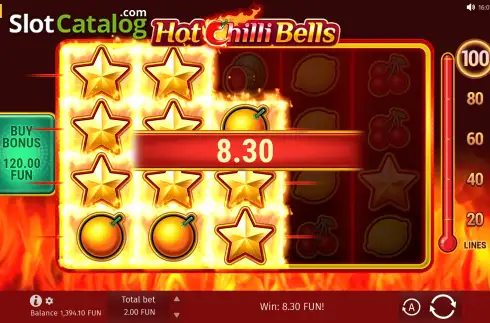Скрин4. Hot Chilli Bells слот