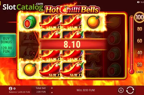 Скрин5. Hot Chilli Bells слот