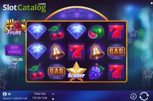 Скрин2. All-Star Fruits слот
