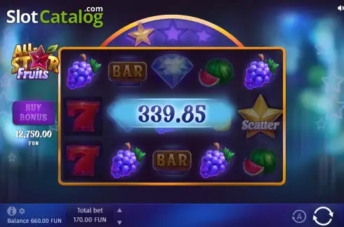 Скрин3. All-Star Fruits слот