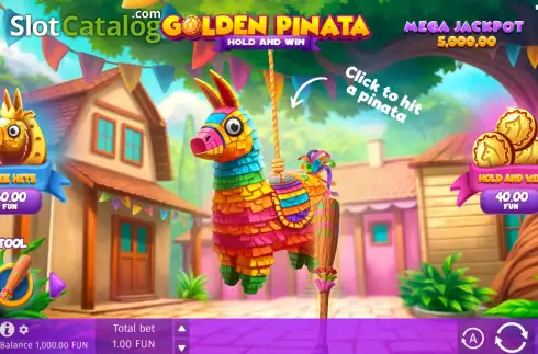 Скрин2. Golden Pinata Hold & Win слот