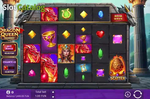 Скрин2. Dragon Queen Megaways слот