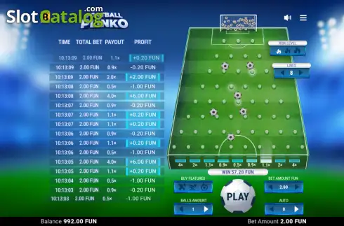 Скрин3. Football Plinko слот