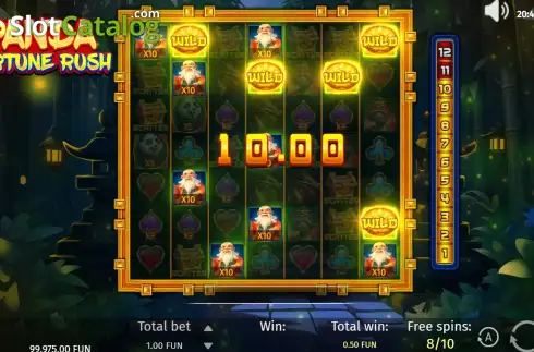 Скрин3. Panda Fortune Rush слот
