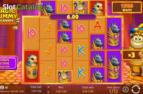 Скрин3. Magic Mummy Megaways слот