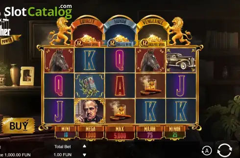 Скрин2. The Godfather: 3 Pillars of Power (BGAMING) слот