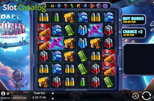 Скрин2. Space Knight Merge Up 2 слот