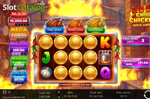 Скрин3. Red Hot Chilli Chickens слот