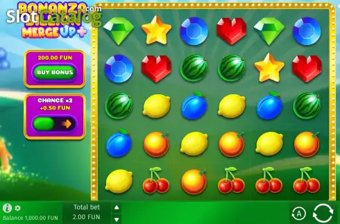Скрин2. Bonanza Billion Merge Up слот