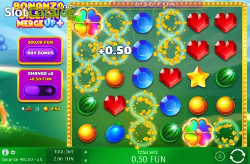 Скрин3. Bonanza Billion Merge Up слот