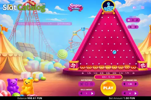 Скрин3. Sugar Plinko слот