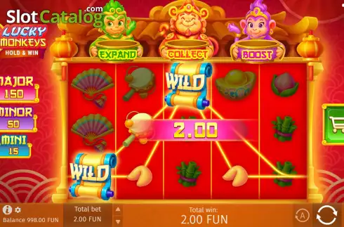 Скрин3. 3 Lucky Monkeys слот