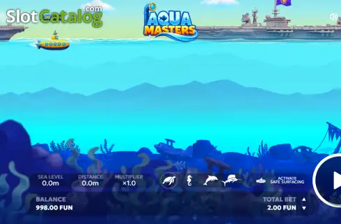 Скрин2. Aquamasters слот