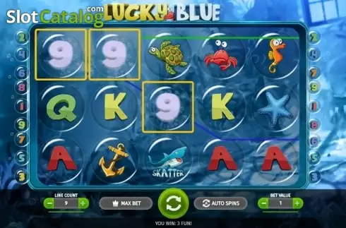 Скрин4. Lucky Blue слот