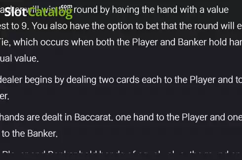 Скрин7. Baccarat Private слот