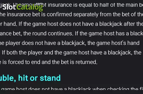 Скрин6. Blackjack (BP Games) слот