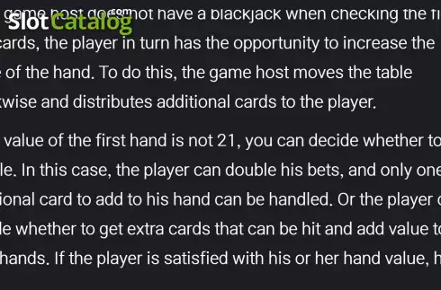 Скрин7. Blackjack (BP Games) слот